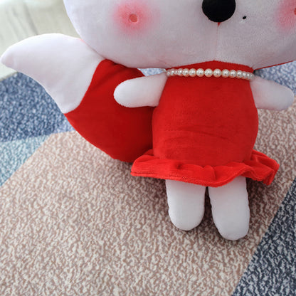 Fox plush doll — detail