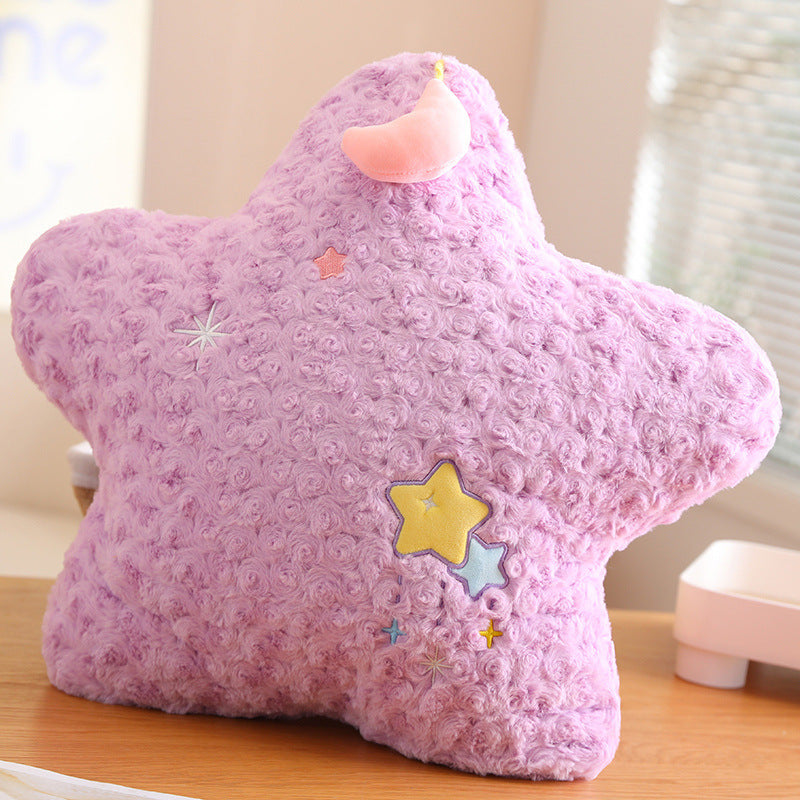 Star Pattern Pillow For Girls Sleeping Moon | Magic Stories