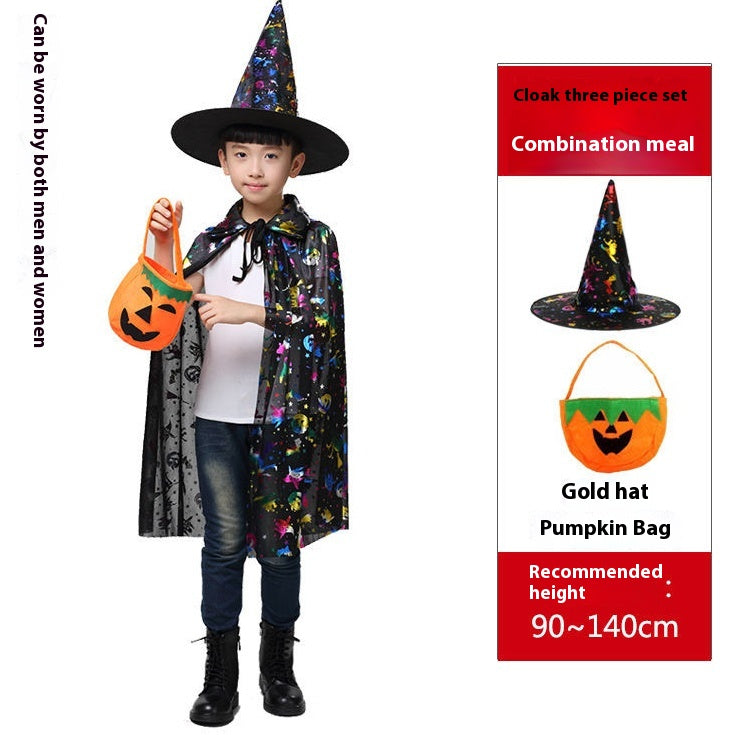 Halloween costume woman magic witch party dress — back view
