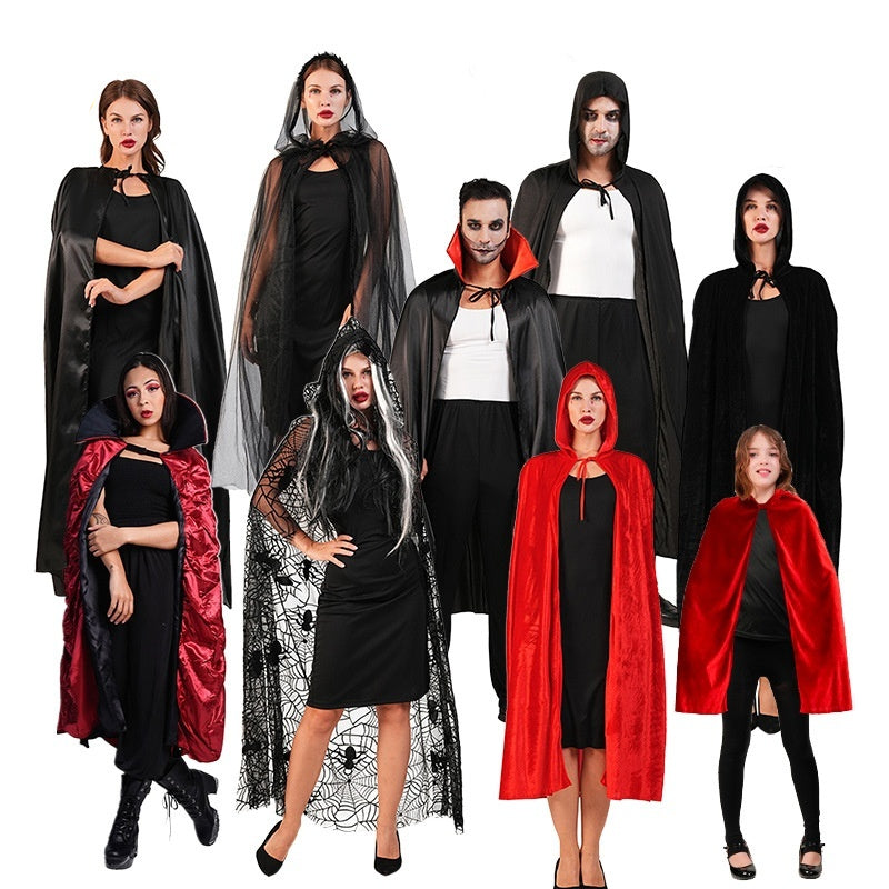 Halloween Scary Vampire Cloak Costume — detail