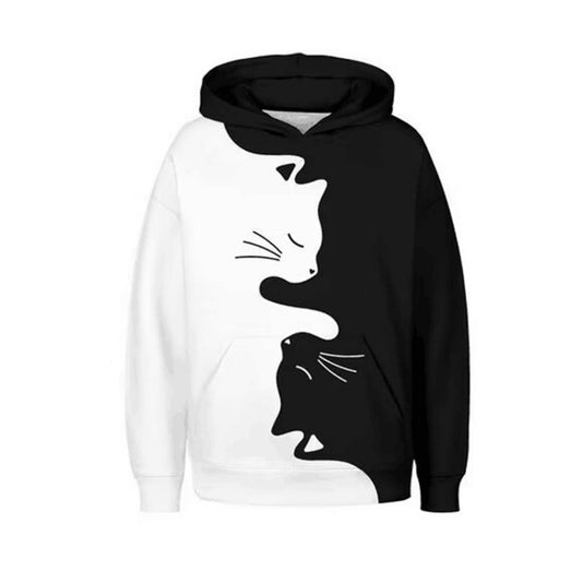2022 Animal Pattern 3D Printed Hooded Autumn | Magic Stories