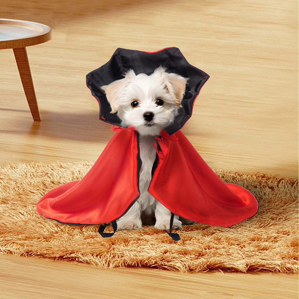 Pet Halloween Cloak — back view
