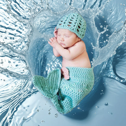 Cute Baby Photography Mermaid Costume Prop | Magic Stories