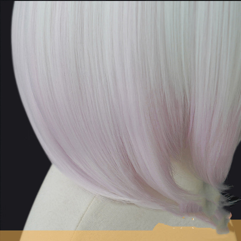 cosplay wig fake hair — side view