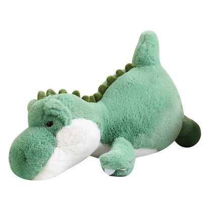 Lying Dinosaur Smiling Child Sleeping | Magic Stories