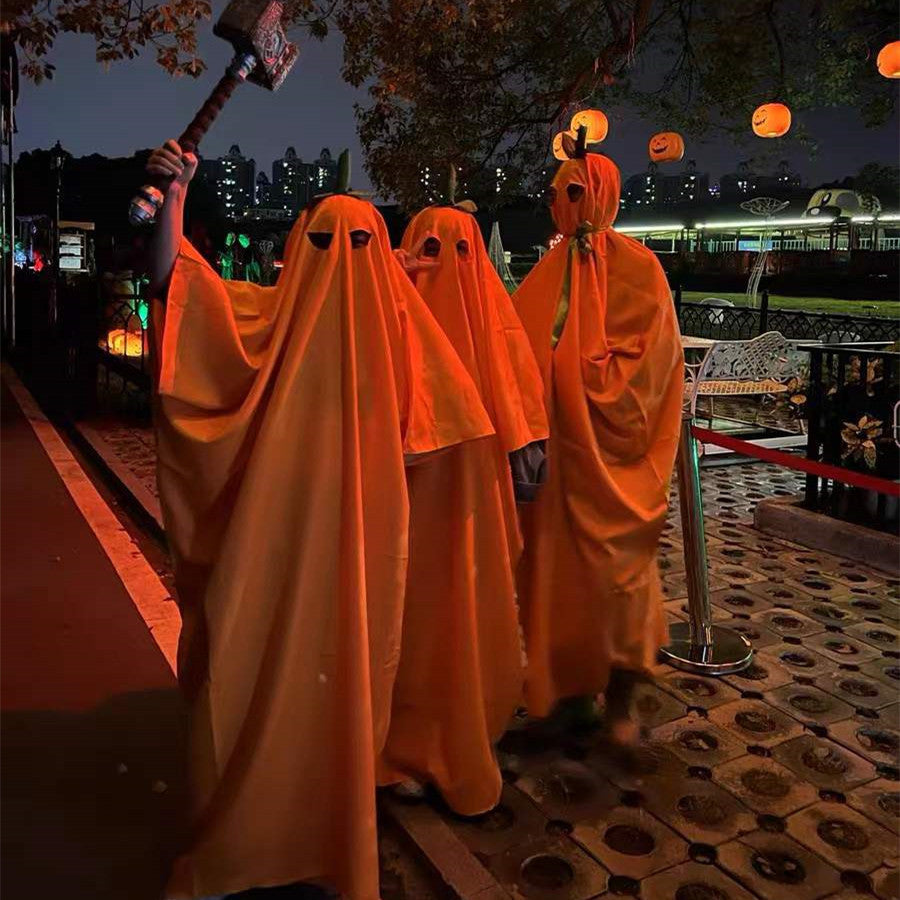 Kids' Pumpkin Cloak - Halloween Costume
