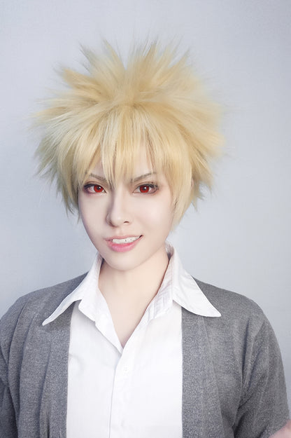 Sky explosion COSPLAY wig — scale reference