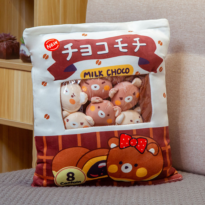 Plush toy pillow — side view