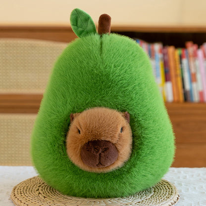 Plush Toy Avocado Capybara Pillow | Magic Stories
