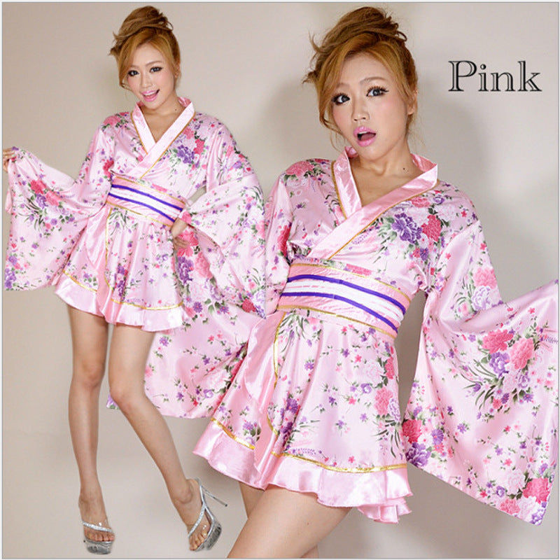 Ladies Formal Photo Suit Kimono Yukata — side view