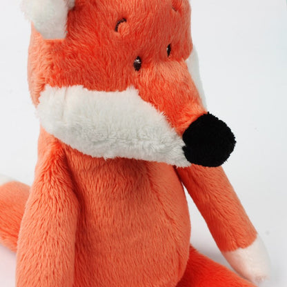 Cute fox plush toy — back view