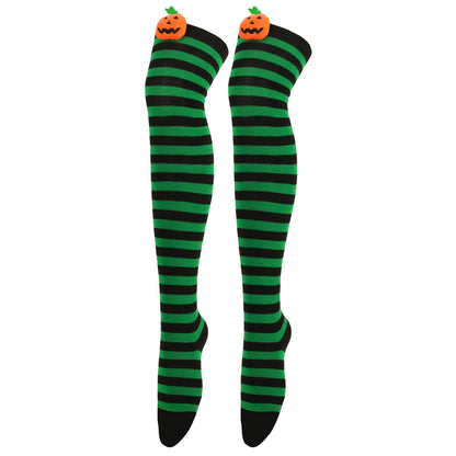 Cartoon Devil Over Knee Socks Women | Magic Stories