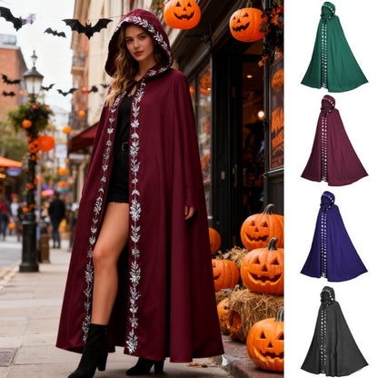 Hooded Cloak Medieval Renaissance 5 Color | Magic Stories