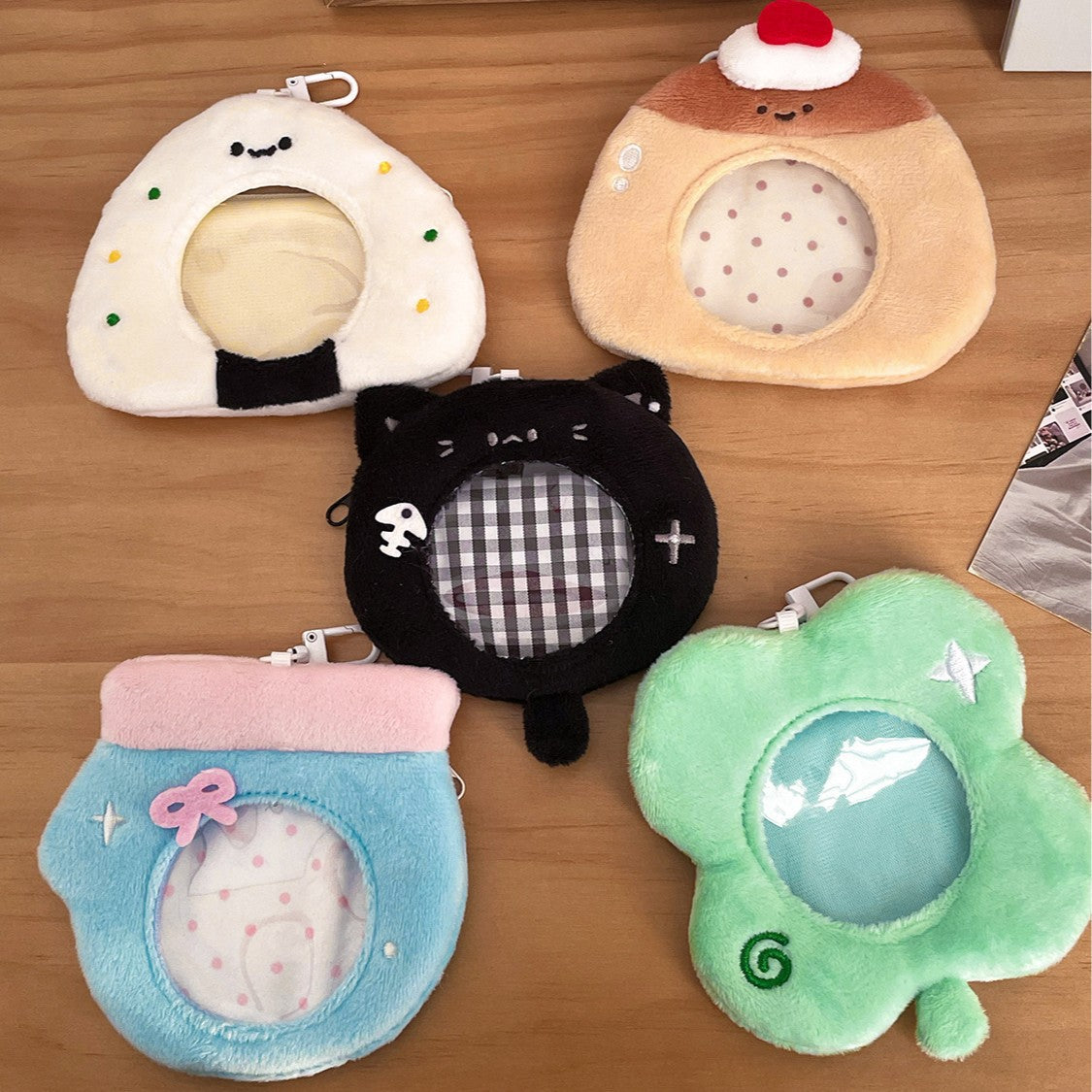 Creative Badge Plush Keychain Bag Charm | Magic Stories