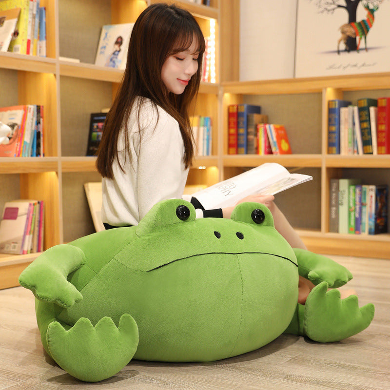 Household Fashion Frog Plush Doll Cartoon — detail