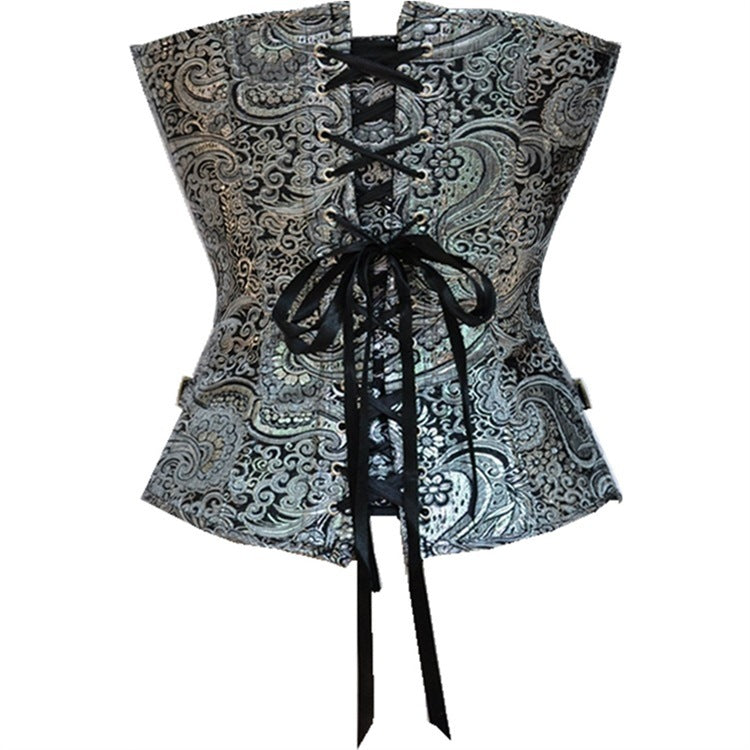 Court gothic corset — back view