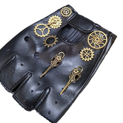 Women's Black Stylish Gothic Rose Bow Gloves | Magic Stories