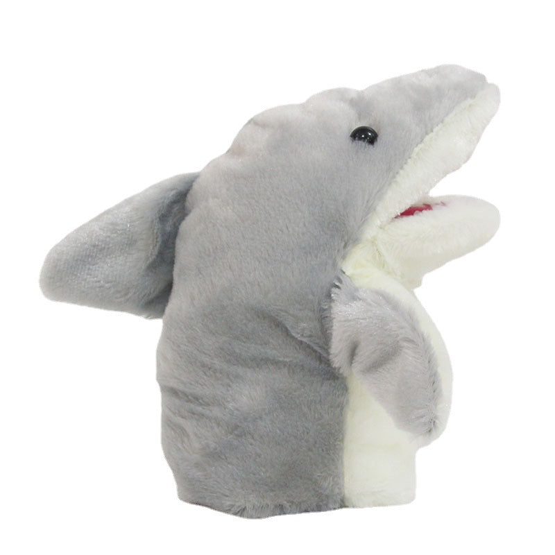 Shark Shark Plush Gloves — side view