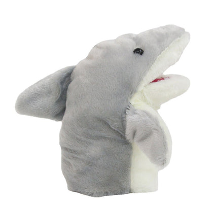 Shark Shark Plush Gloves — side view