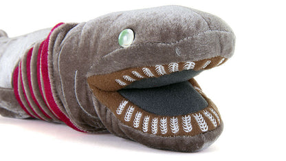 Cute Frilled Shark Doll Animal Plush Toy — back view
