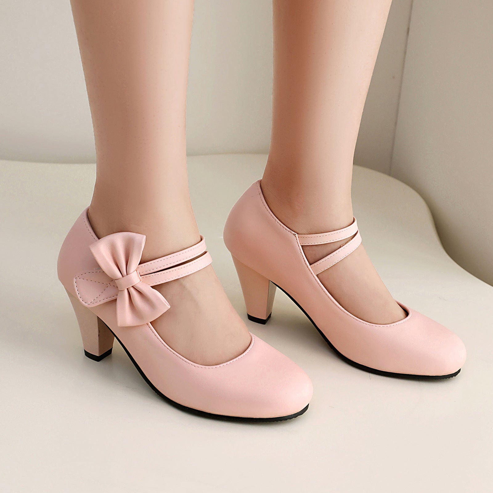 Bow-knot Maid Outfit High-heeled Pumps | Magic Stories