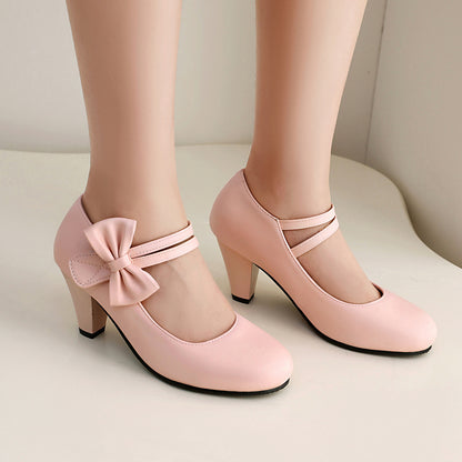 Bow-knot Maid Outfit High-heeled Pumps | Magic Stories