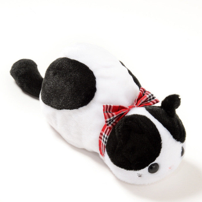 Cat plush pencil case — detail