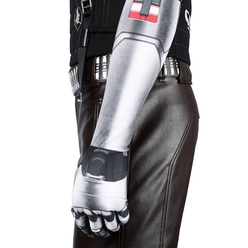 Cyberpunk 2077 Johnny Silverhand Cosplay Costume — side view