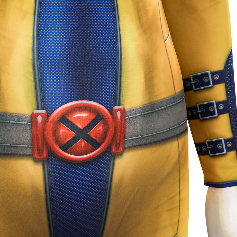 Marvel X-Men Jean Grey Jumpsuit Cosplay Costumes — back view