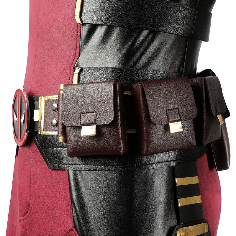 Deadpool Wade Wilson Cosplay Costume — back view