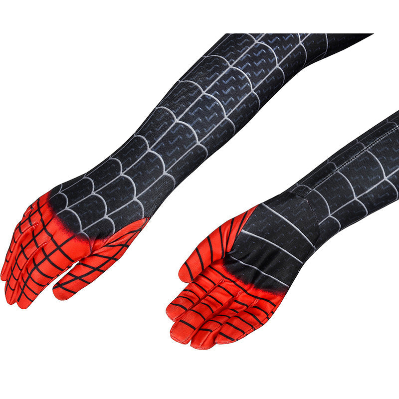 Spider-Verse Miles Morales Kids Jumpsuit Cosplay Costume — side view