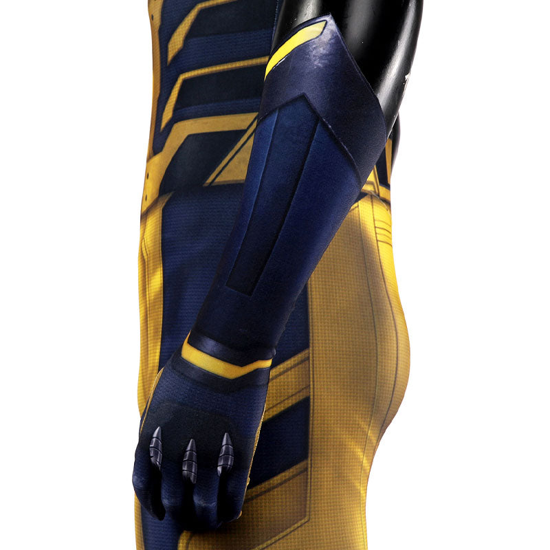 Deadpool & Wolverine Sleeveless Jumpsuit Cosplay Costume — side view