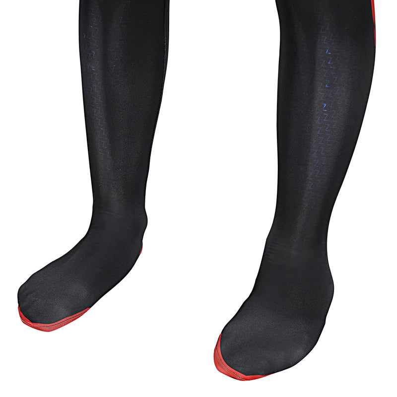 Spider-Man: Across The Spider-Verse Miles Morales Kids Jumpsuit Cosplay Costumes — side view