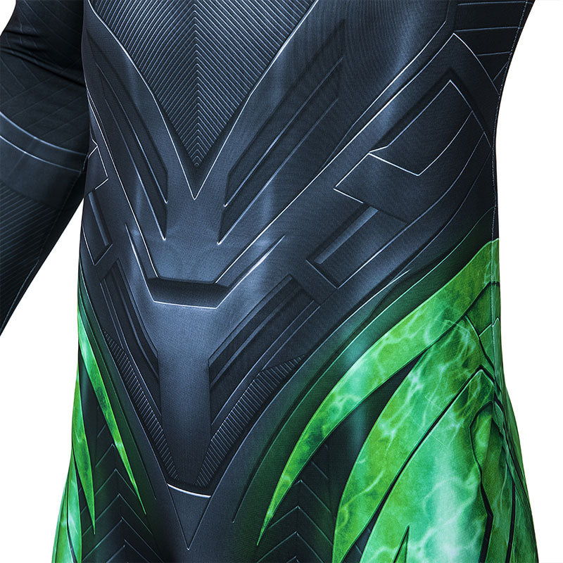 Suicide Squad Green Lantern Jumpsuit Cosplay Costume — side view
