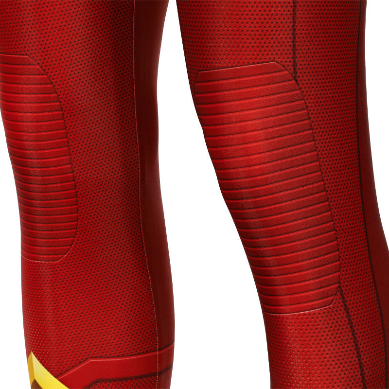 The Flash Barry Allen Jumpsuit Cosplay Costume — side view