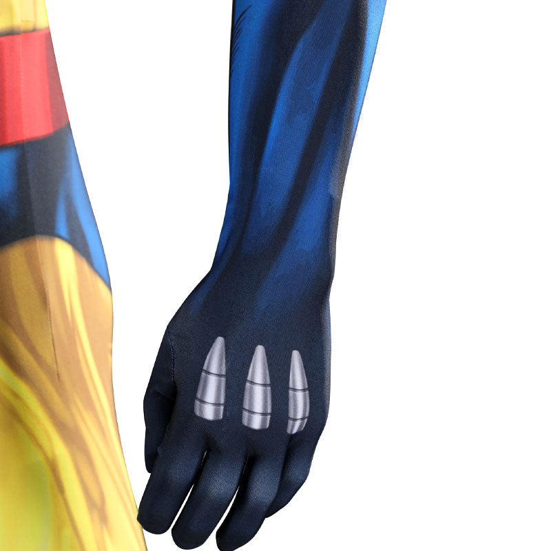 X-Men '97 Wolverine James Howlett Jumpsuit Cosplay Costumes — side view