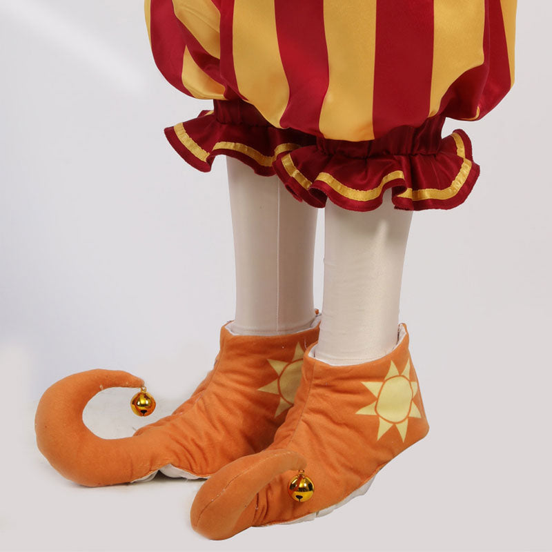 Five Nights at Freddy's Sun Halloween Clown Suit Cosplay Costumes — back view