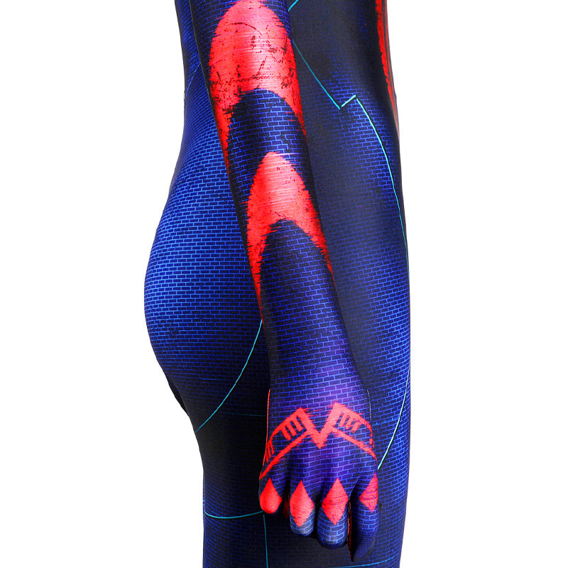 Spider-Man 2099 Miguel O'Hara Female Cosplay Costume — side view