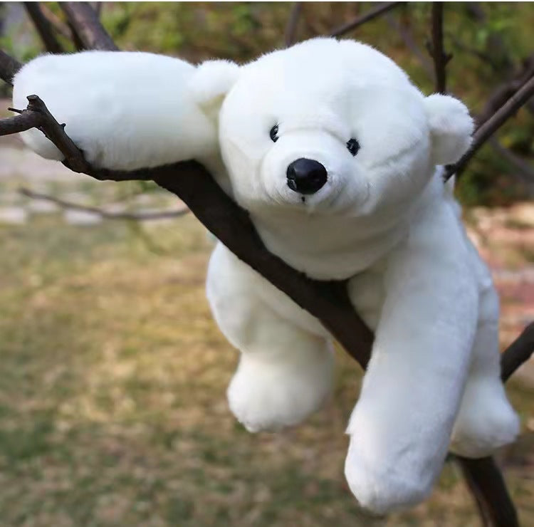 Polar Bear Plush Toy Sleeps With Pillow | Magic Stories