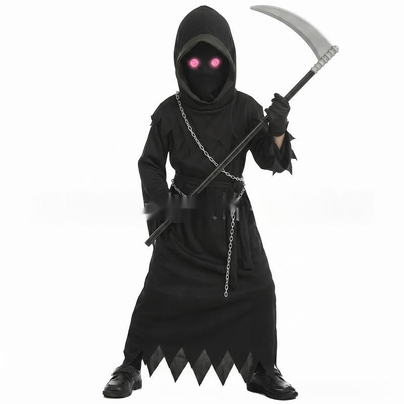 Red-Eyed Glowing Grim Reaper Costume | Magic Stories
