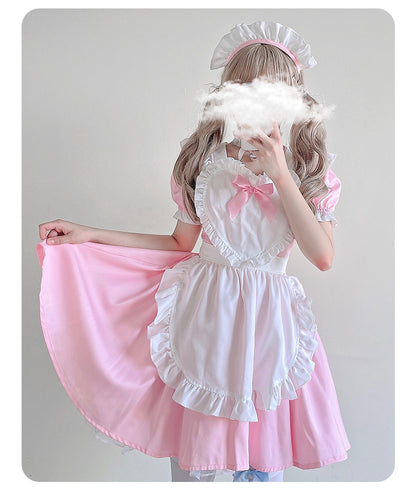 Maid Cute Lolita Dress Plus Size — side view