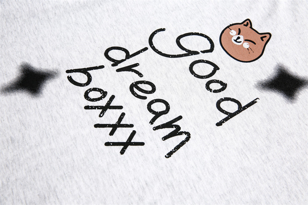 Men's Cartoon Anime Print Short-sleeved T-shirt — detail