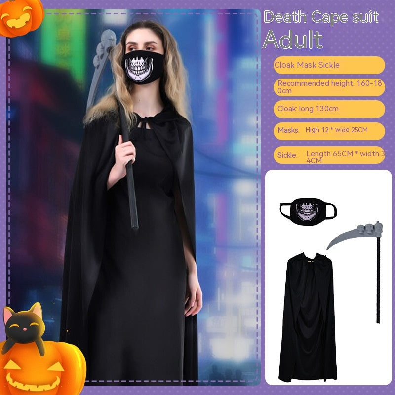 Halloween Costume Play Vampire Suit — side view