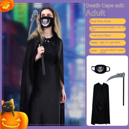 Halloween Costume Play Vampire Suit — side view