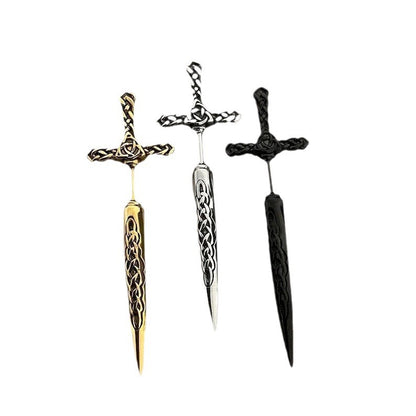 Women's Gothic Retro Sword Stud Earrings | Magic Stories