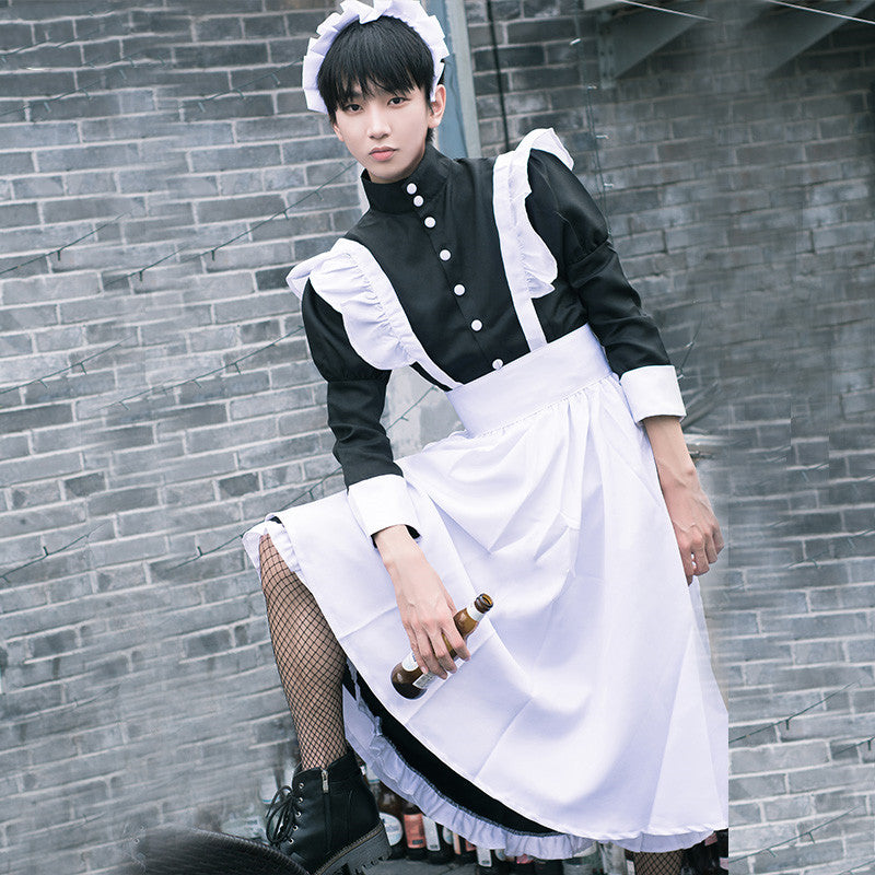 Maid And Maid Costume Cute Lolita Suit — detail