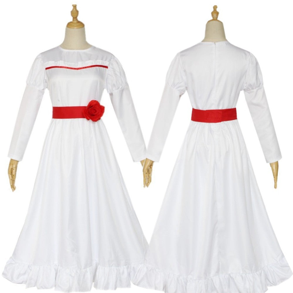 Halloween Horror White Dress Cosplay Costume | Magic Stories