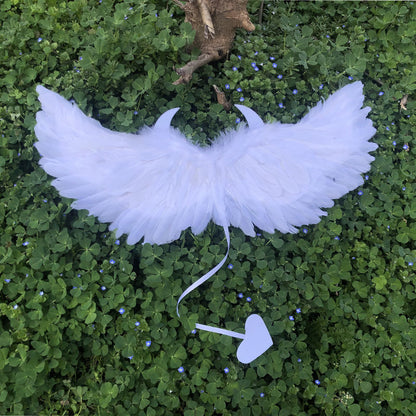 Halloween Party Makeup Costume Props Devil Angel Wings — detail