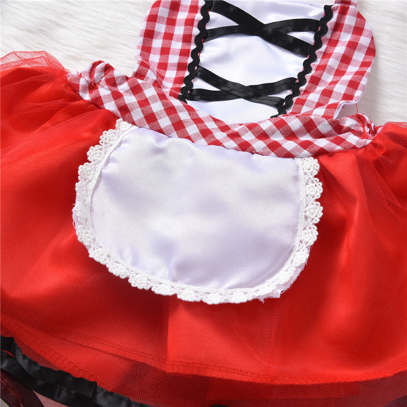 Girls' Cloak Cosplay Party Girl Suit — detail