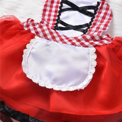 Girls' Cloak Cosplay Party Girl Suit — detail